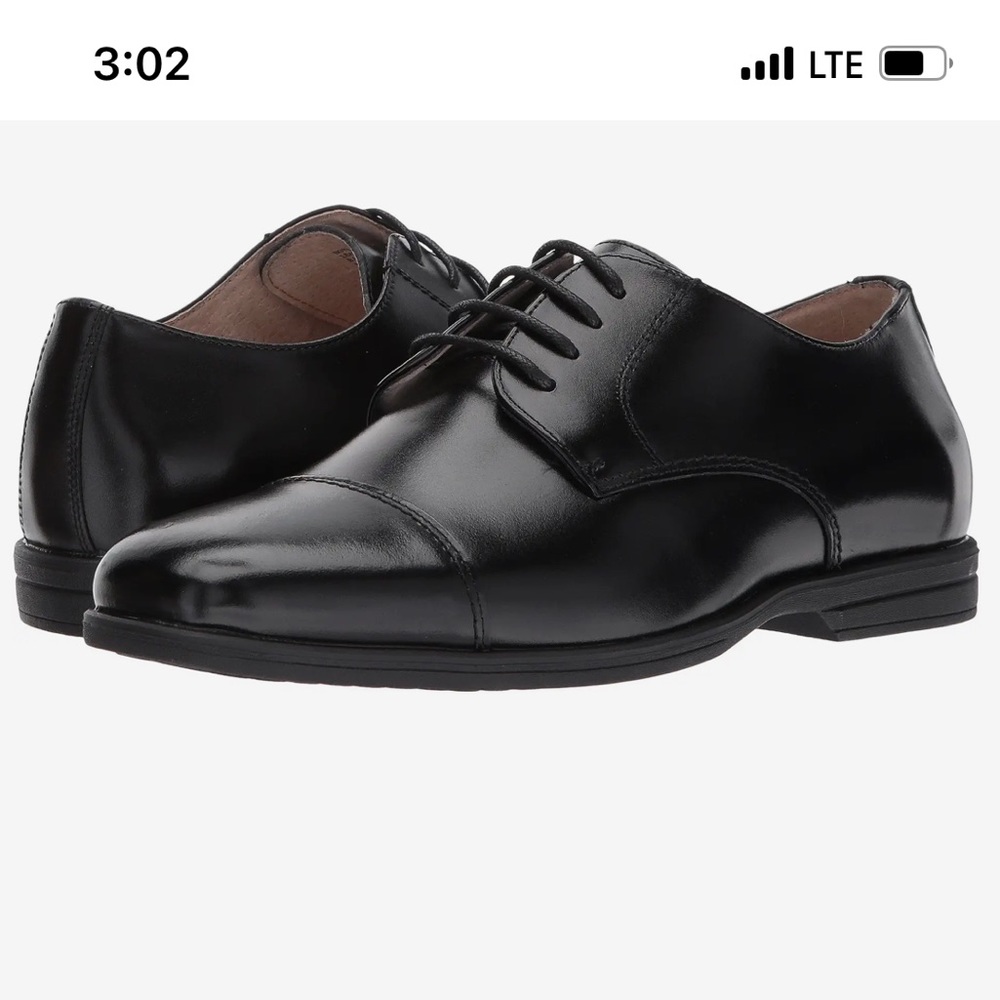 Like new Kids Florsheim cap toe ox dress shoes